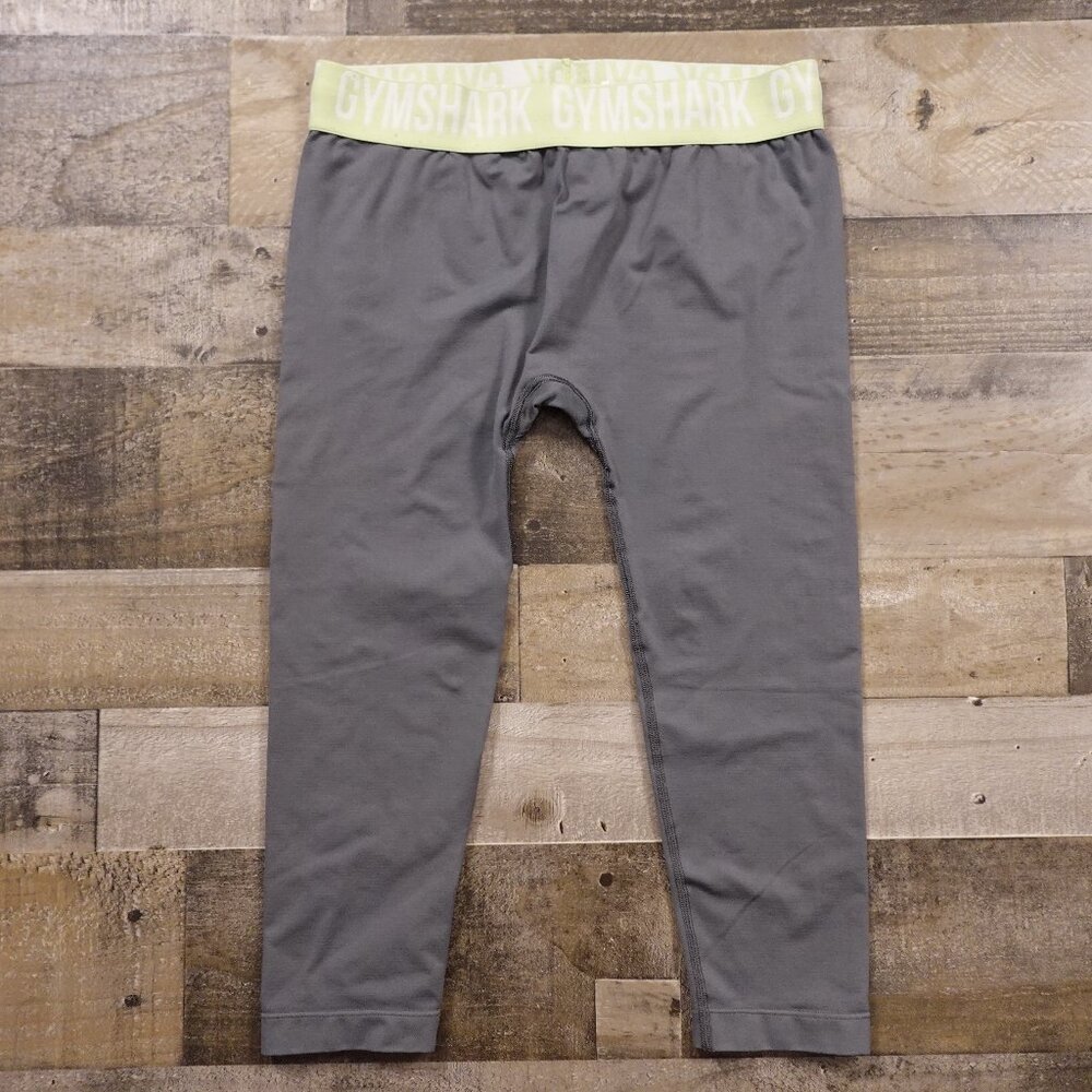 Gymshark Fit Seamless Cropped Leggings – Women's Size Large Gray